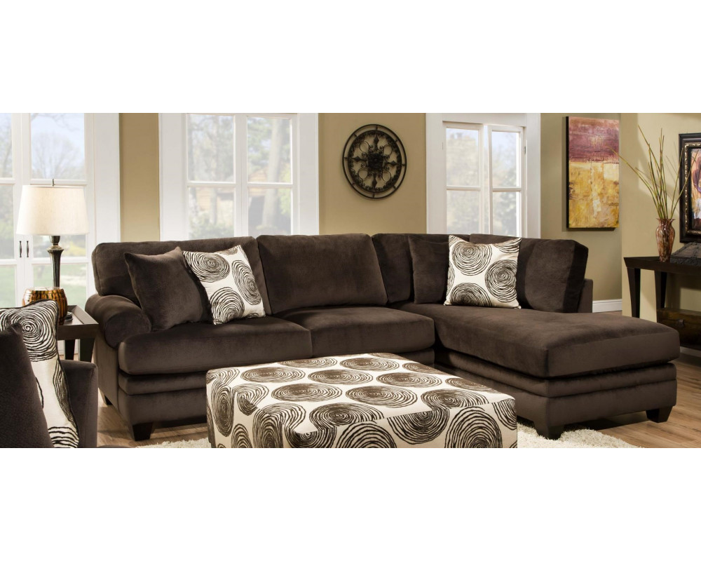 Groovy Chocolate Sectional